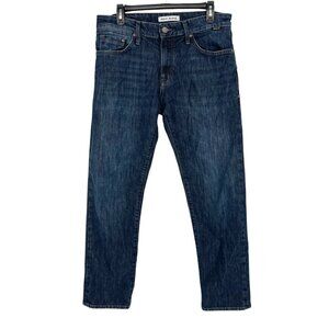 Mavi Denim Jeans Slim Straight Dark Wash Waist 33